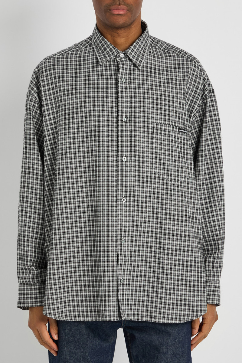 Acne Studios Acne Studios Plaid Cotton Shirt outlook