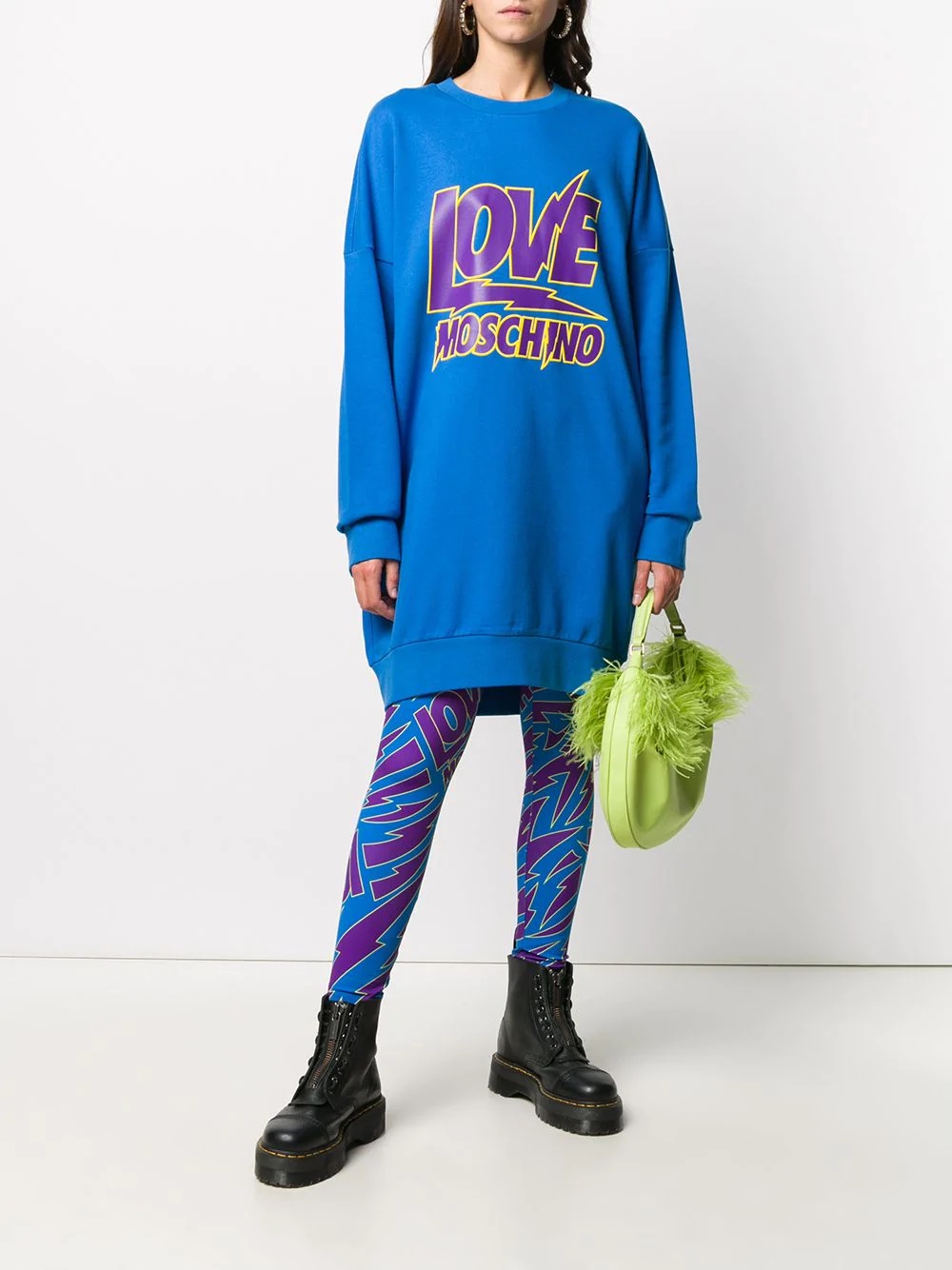 oversize logo print sweatshirt - 2