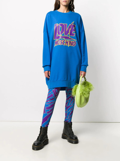 Moschino oversize logo print sweatshirt outlook