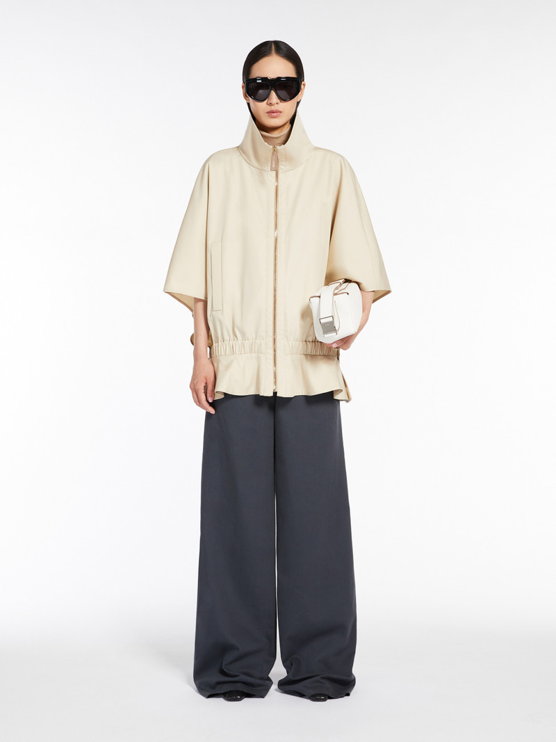 Max Mara CHIC Cropped water-repellent cotton cape outlook