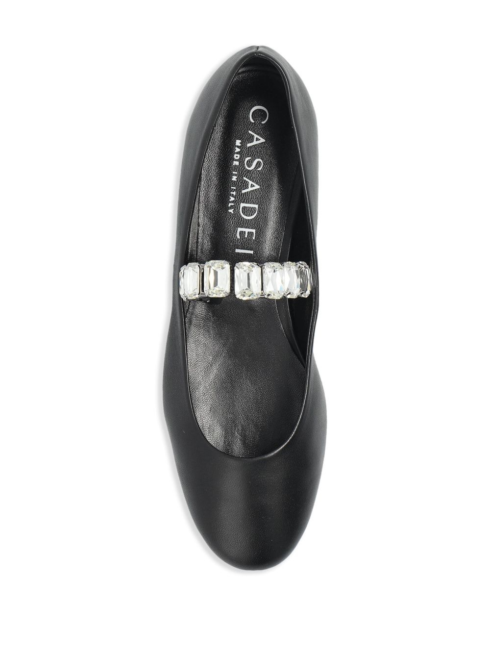 crystal-embellished ballet flats - 4