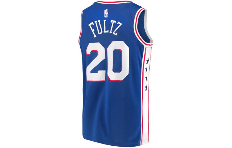 Nike Nike NBA Casual Sports Basketball Vest SW Fan Edition Philadelphia 76ers 2 0 Blue 864501-400 outlook