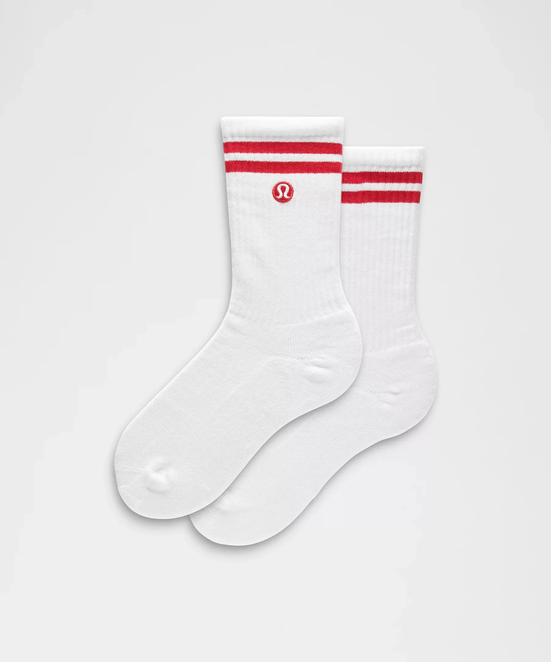 Unisex Daily Essential Crew Socks *Stripe - 1