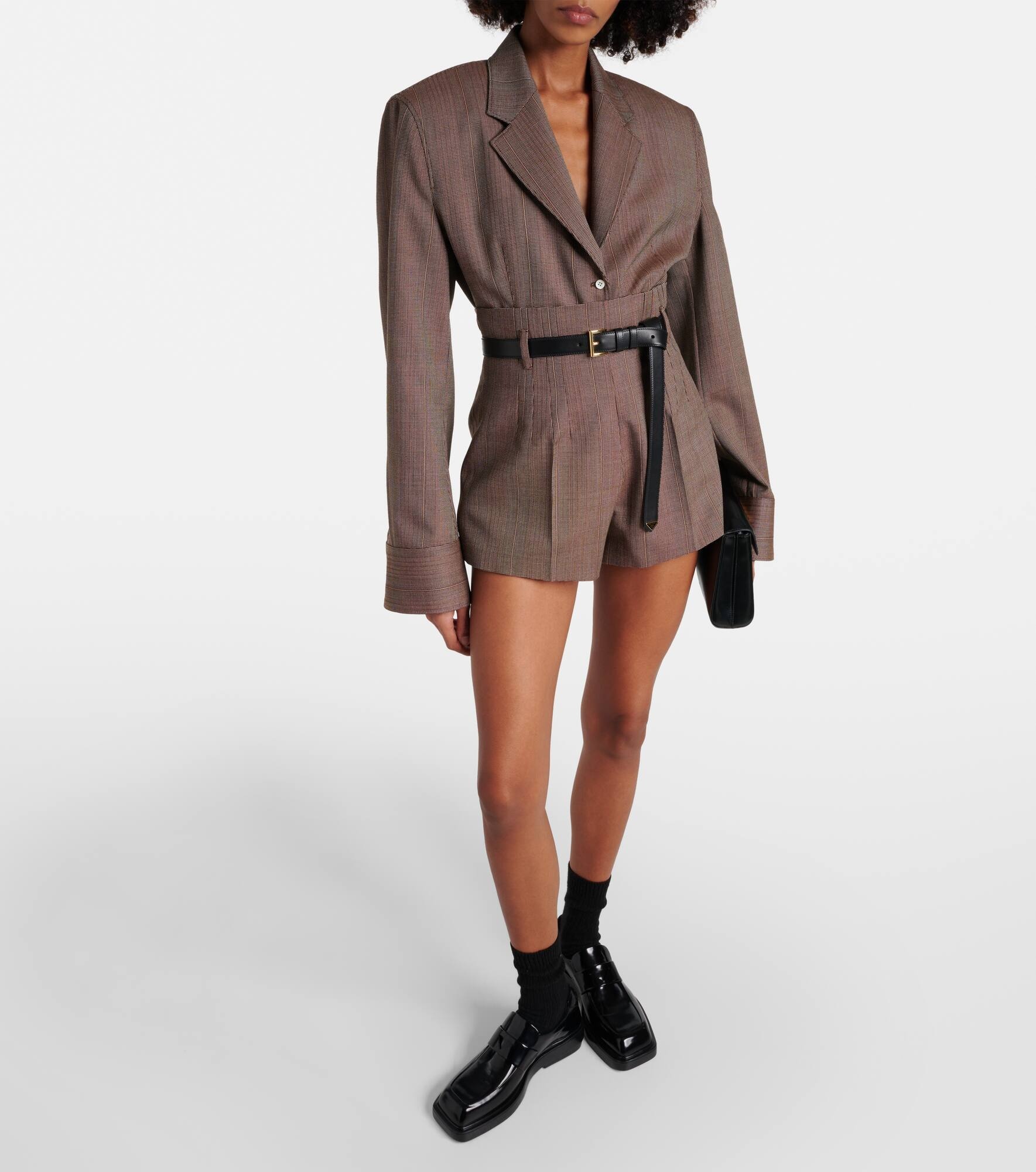 Pinstripe wool jacket - 2