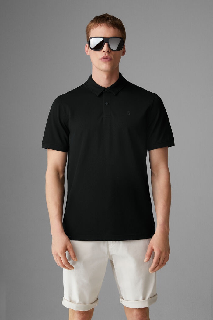 Timo Piqué polo shirt in Black - 2