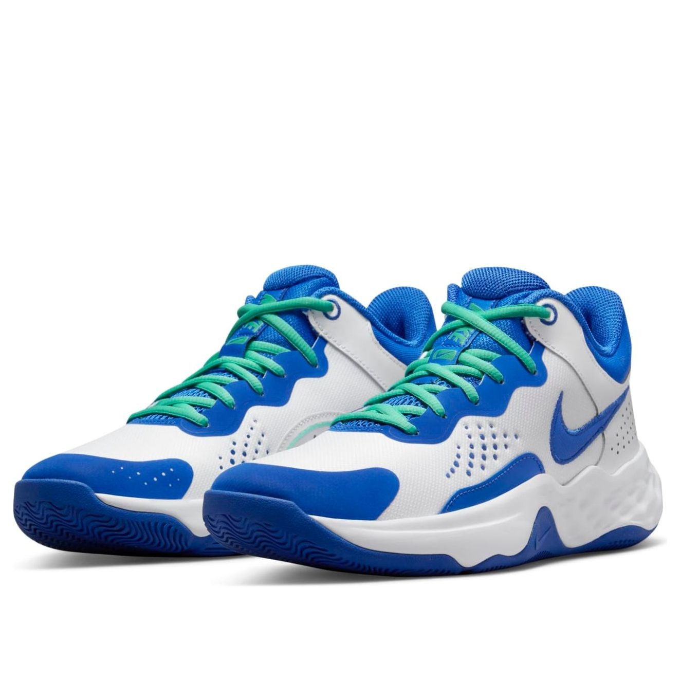 NIKE FLY BY MID 3 Basketball Shoes Mens 11 White Blue Sneakers DD9311-102 NEW NIKE FLY.BY MID 3|DD9311 102 SIZES AVAILABLE 9 | 9.5 | 10  main image 3