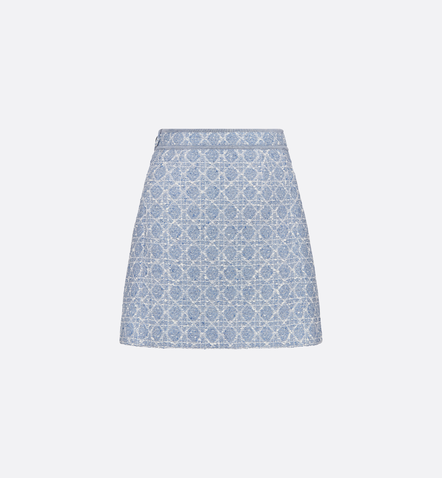 Macrocannage Flared Miniskirt - 2