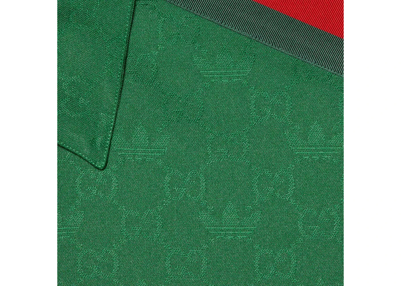 Gucci x adidas GG Trefoil Jacquard Shirt Green - 2