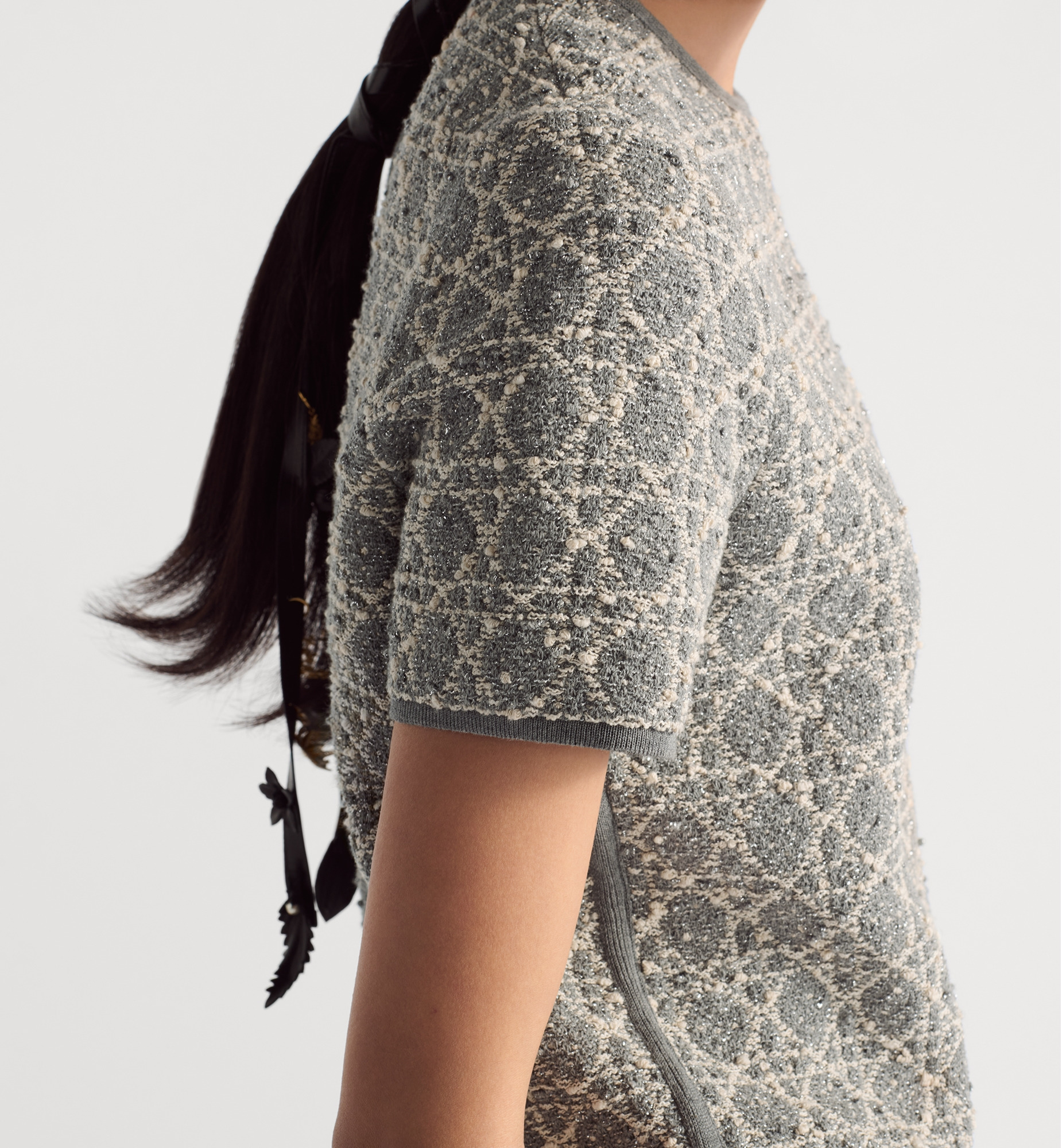Macrocannage Short-Sleeved Top - 5