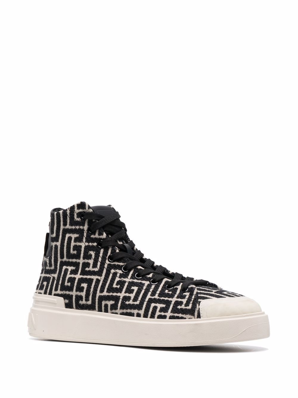 B-Court monogram high-top sneakers - 2