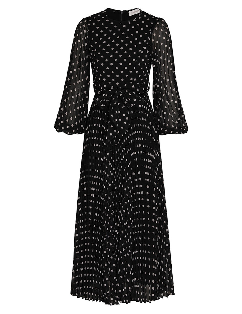 zimmermann sunray midi dress Zimmermann, Sunray printed midi dress, Women, Black, US 4, Dresses, Materialmix