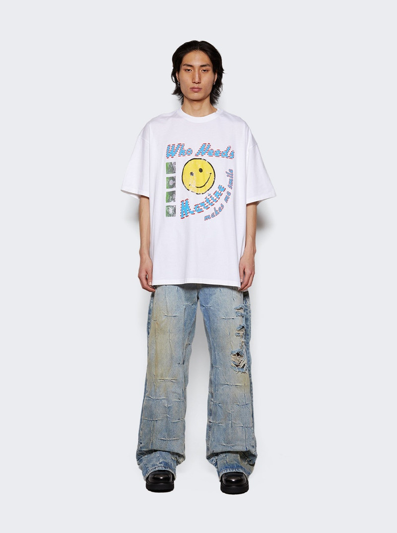 Martine Rose Oversized T-shirt White Acid outlook
