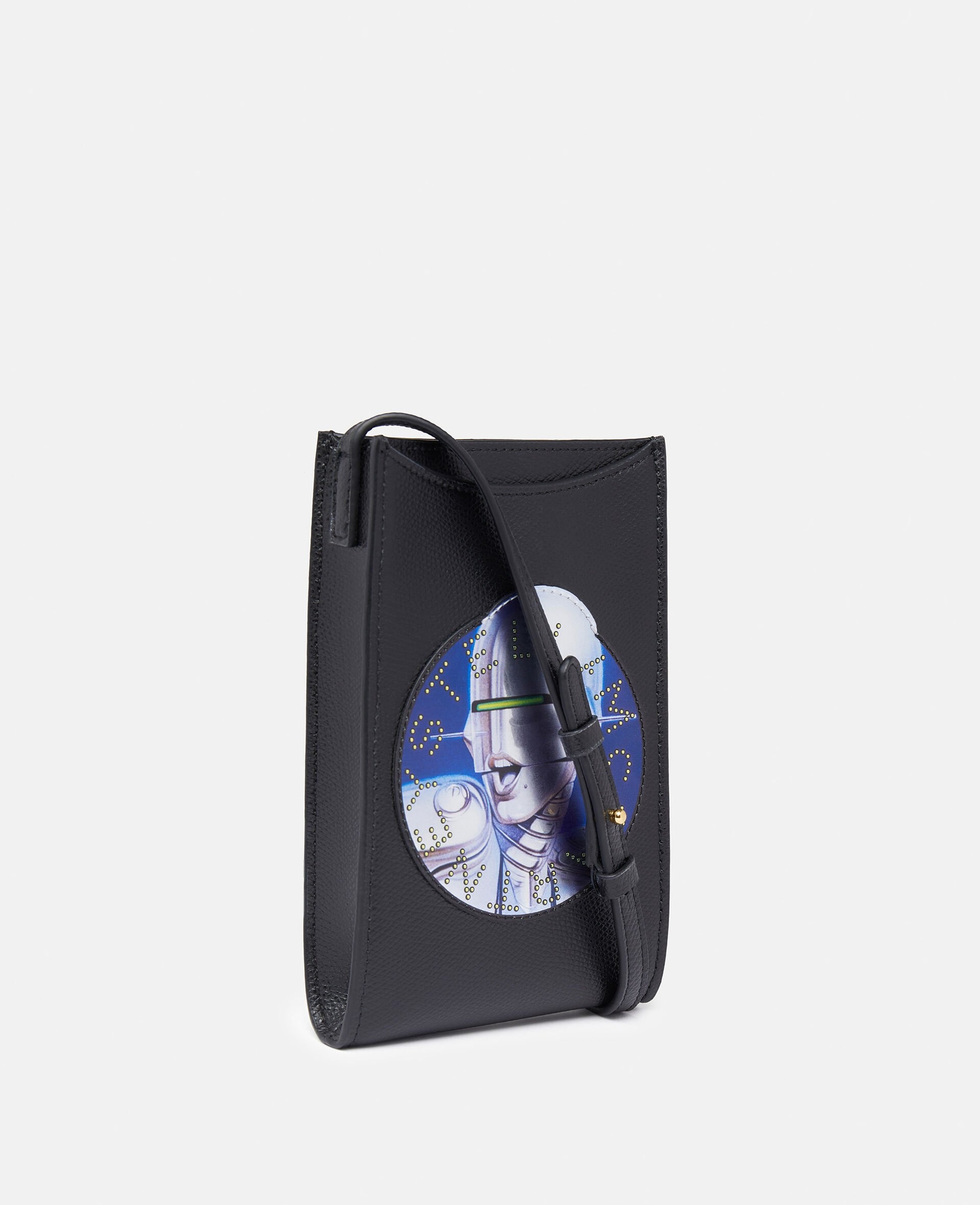 Sexy Robot Graphic Grained-Texture Shoulder Bag - 2