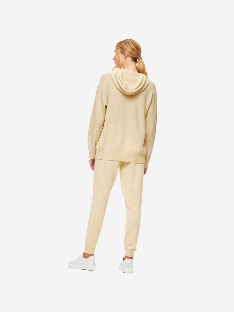 Women's Relaxed Pullover Hoodie Daphne Cashmere Beige - 4