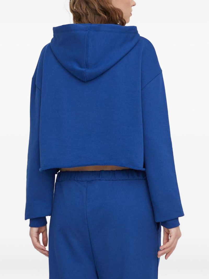 HUGO raw-hem hoodie outlook