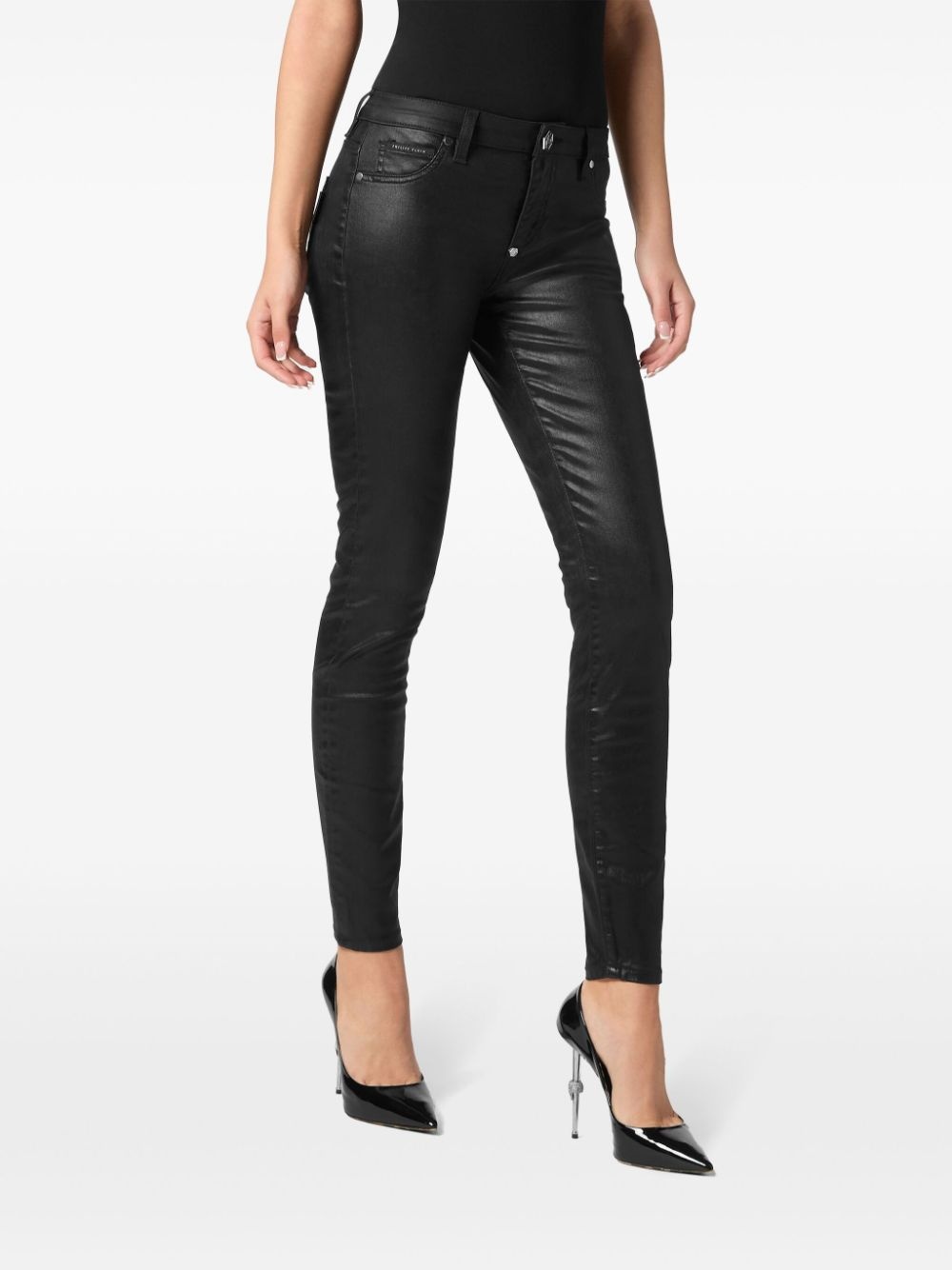 coated jeans - 3