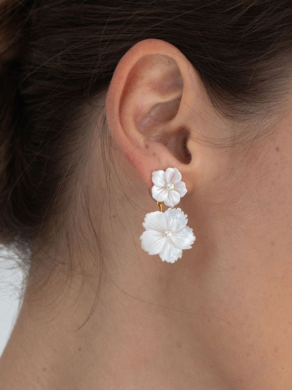 Tibby floral drop earrings - 3