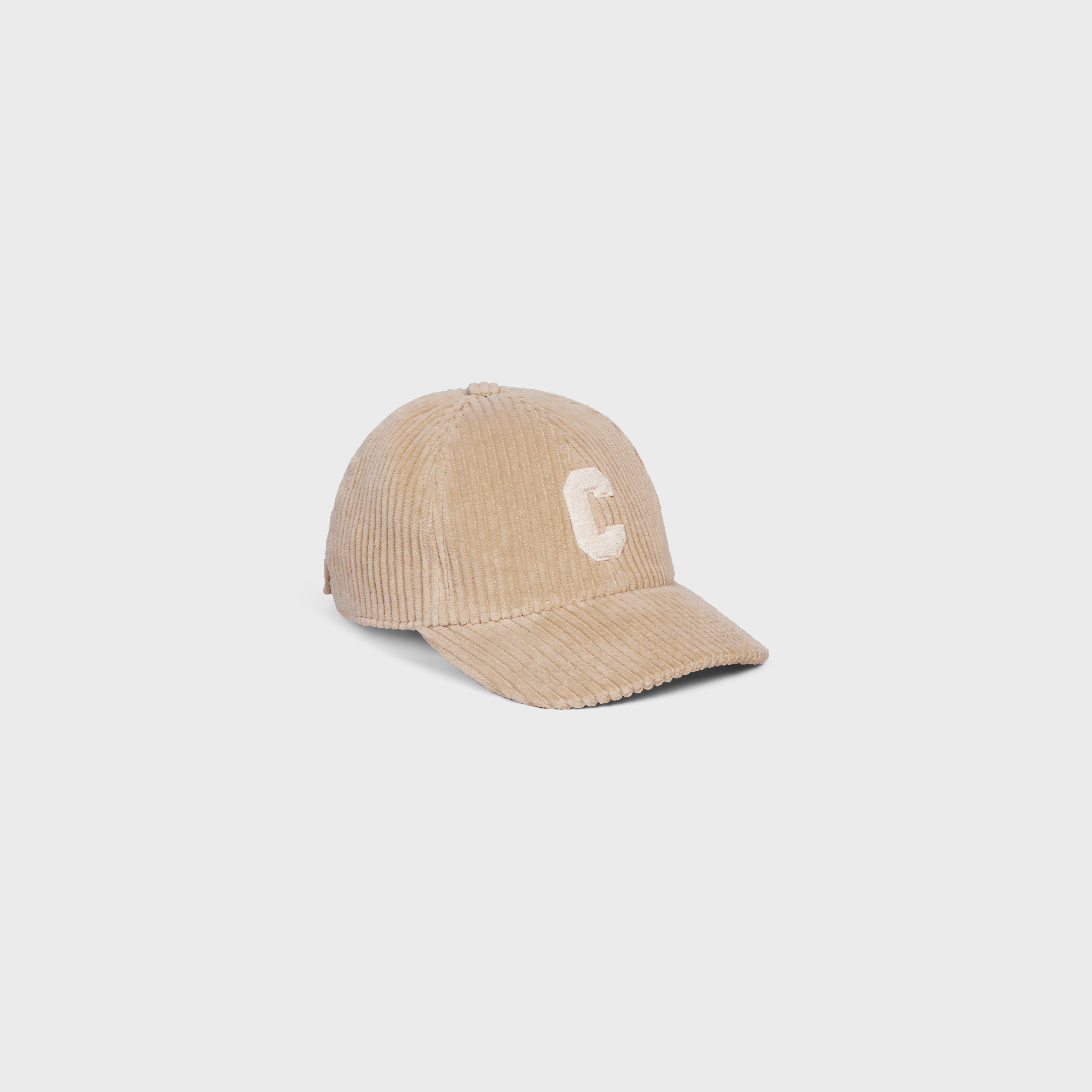 INITIAL BASEBALL CAP IN CORDUROY - 1