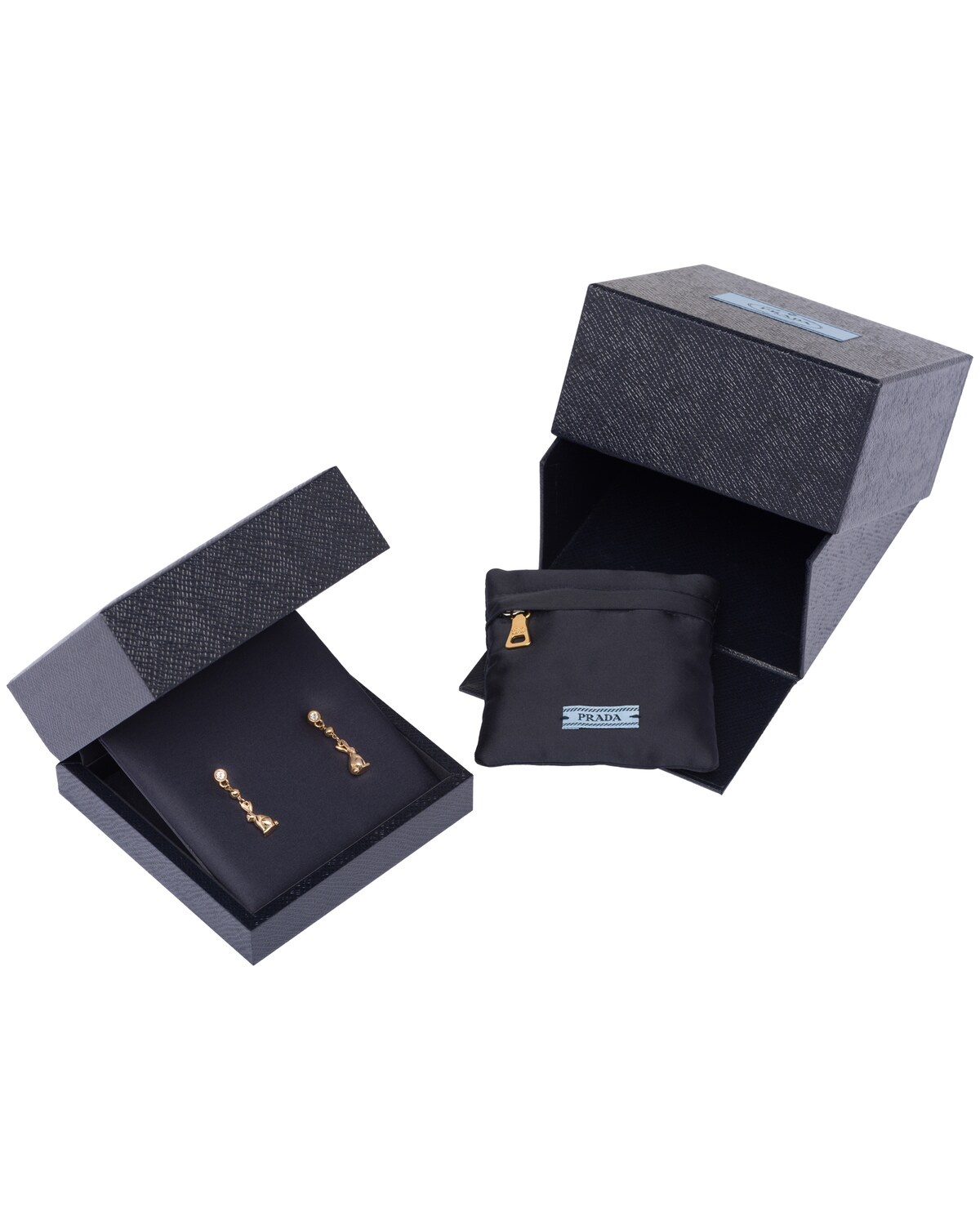 Prada Fine Jewellery gold and diamond earrings - 2