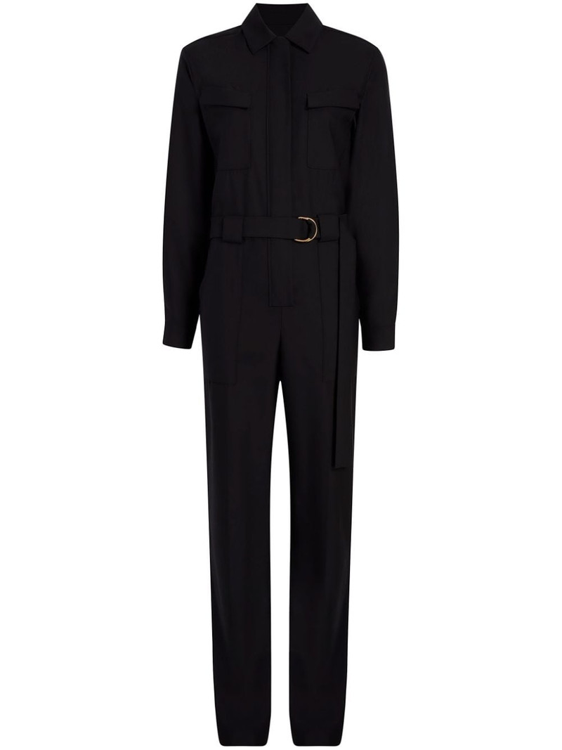 high-neck belted-waist jumpsuit 1