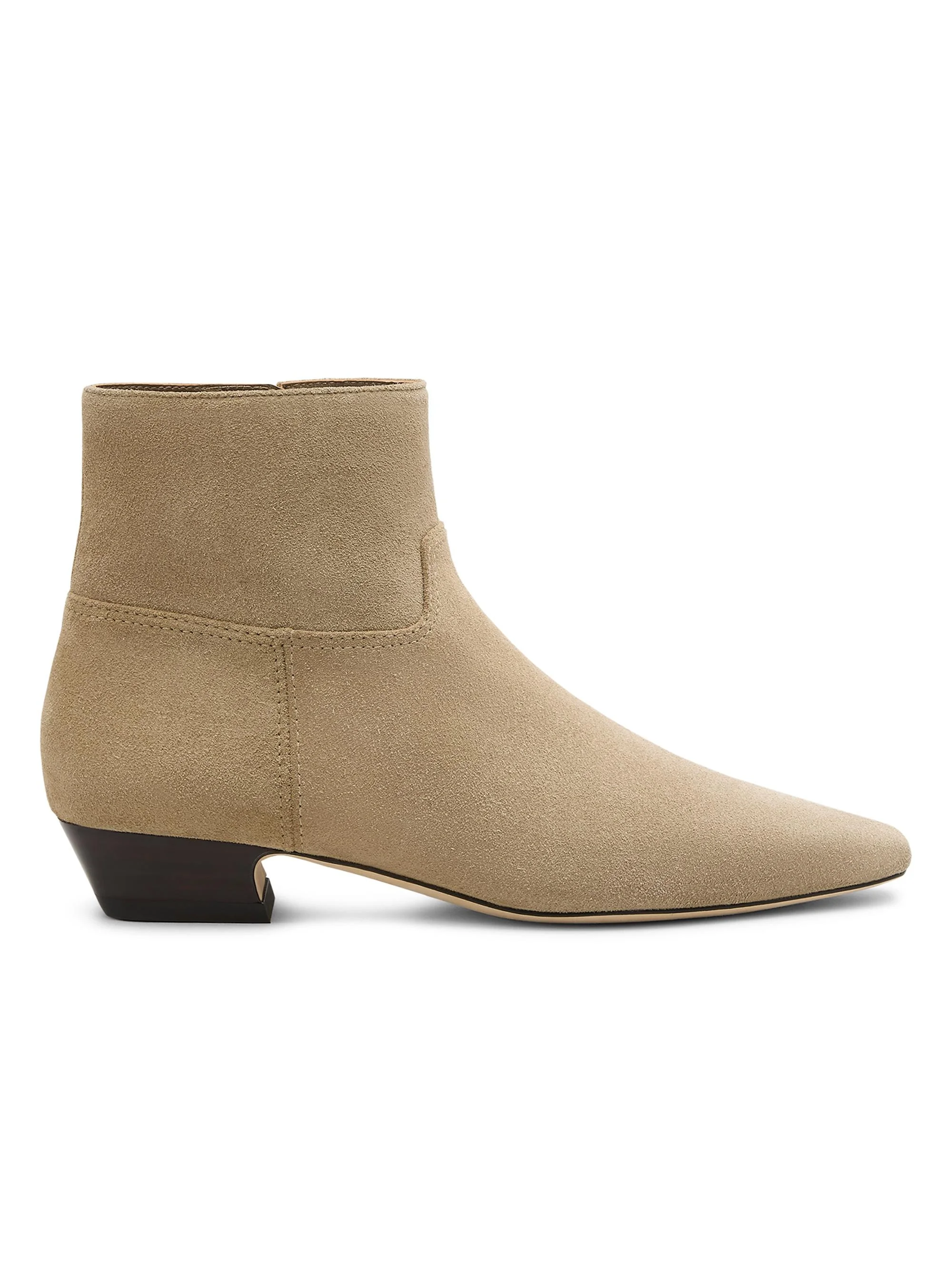 Women's Stassi Suede Ankle Boots - Golden Olive Marron Vino - 1
