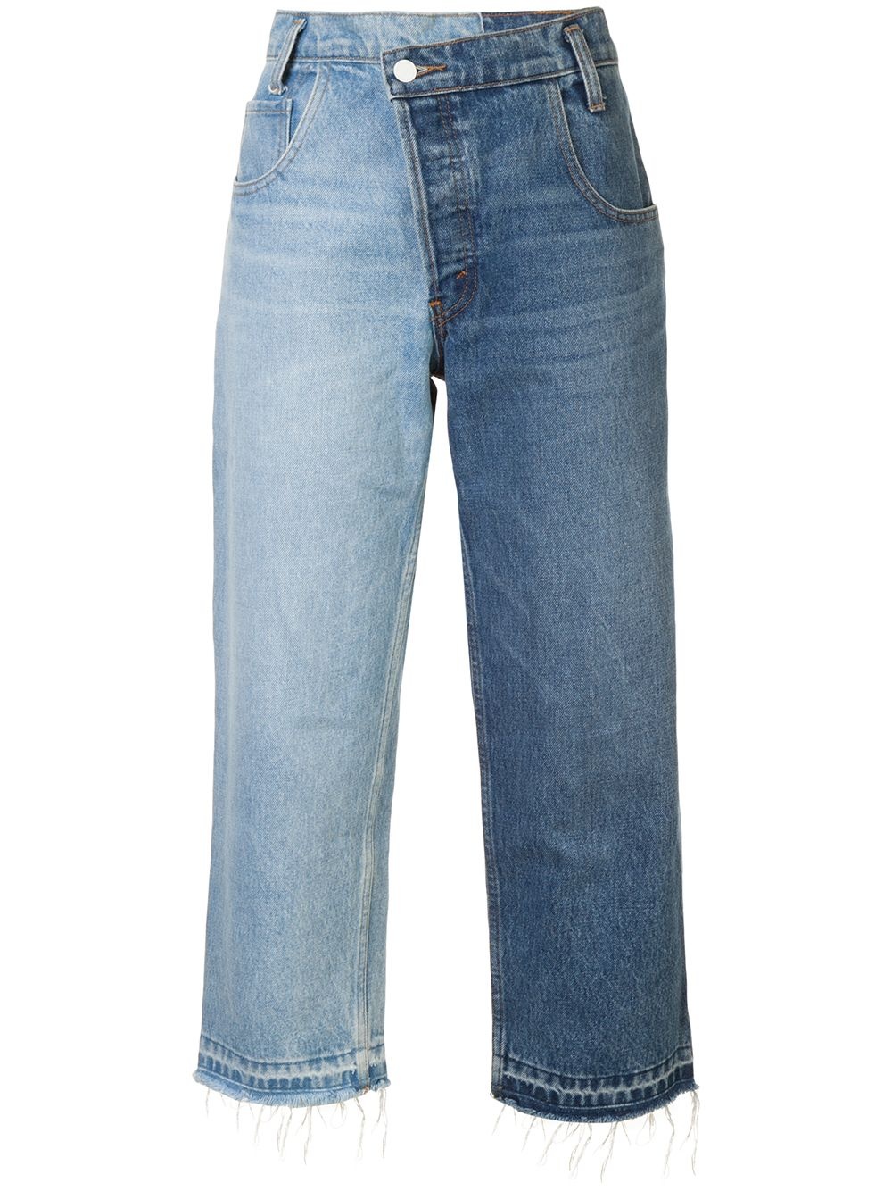 split wash jeans - 1