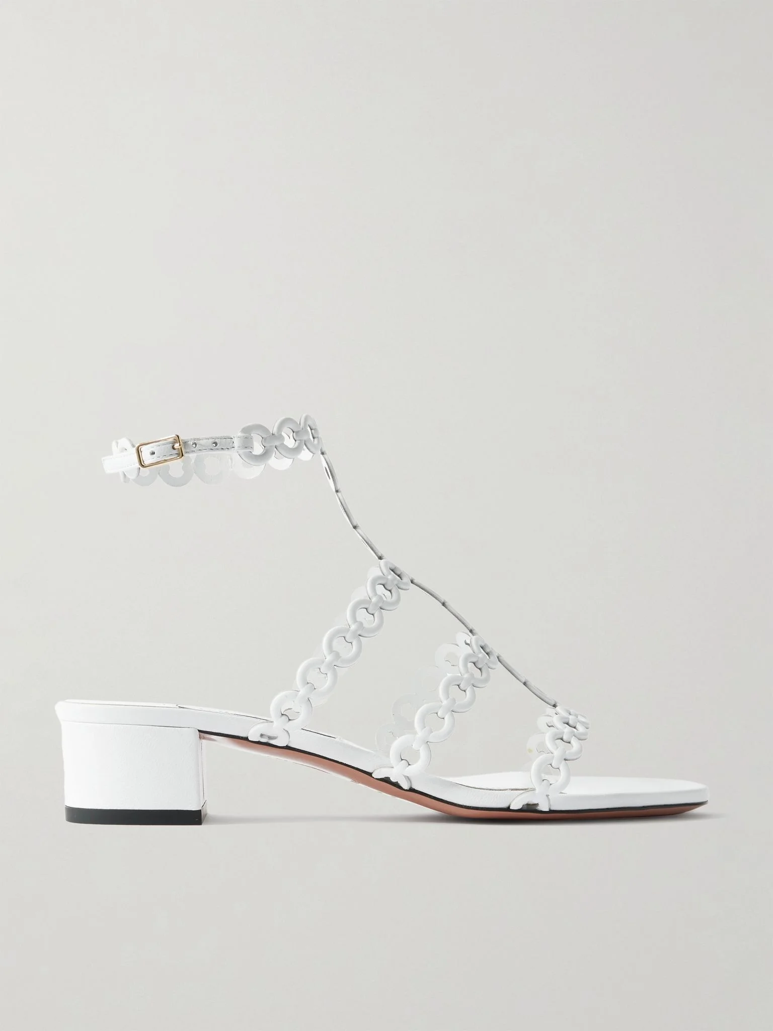 Infinity leather sandals White - 1