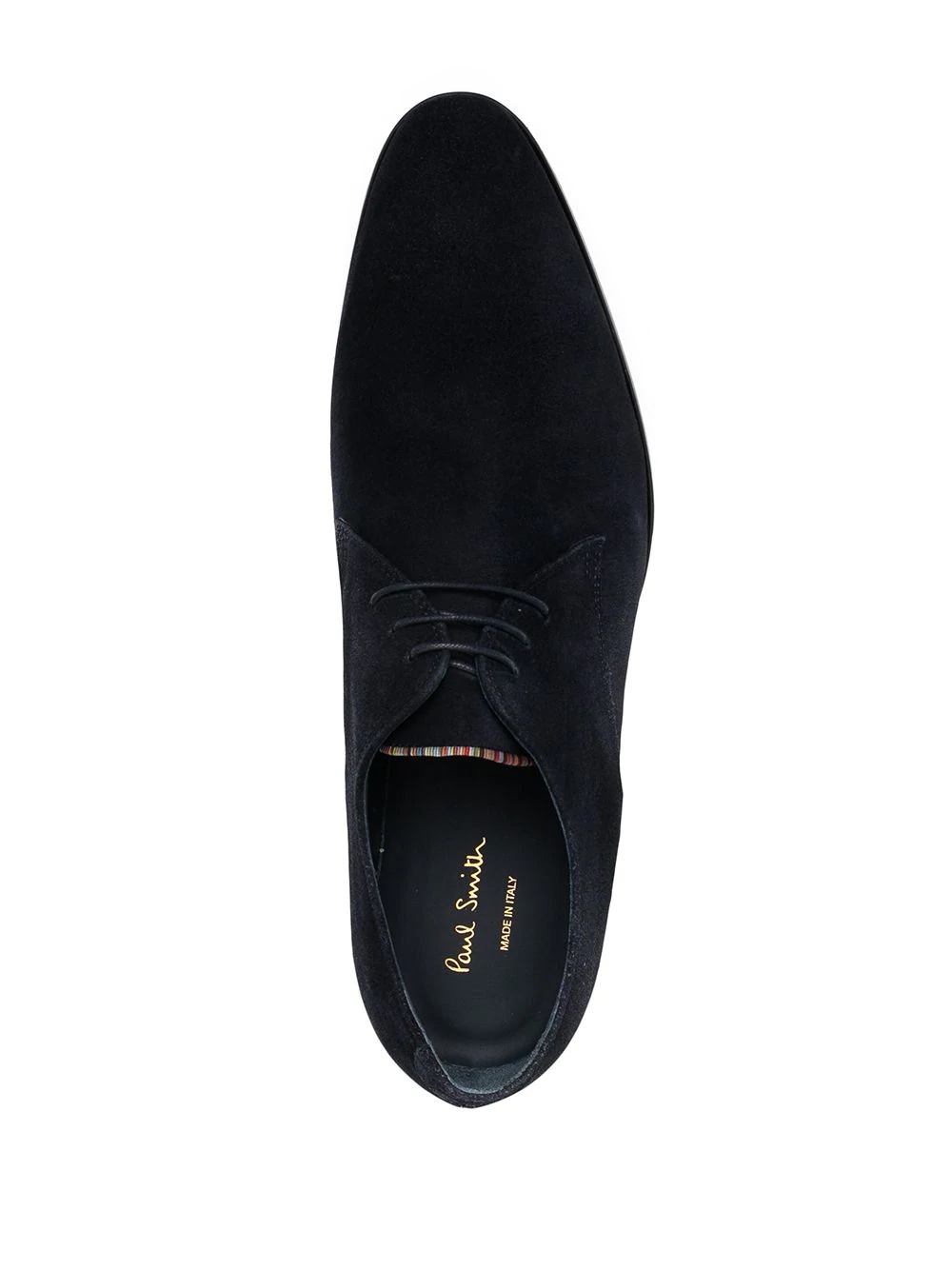 suede lace-up derby shoes - 4