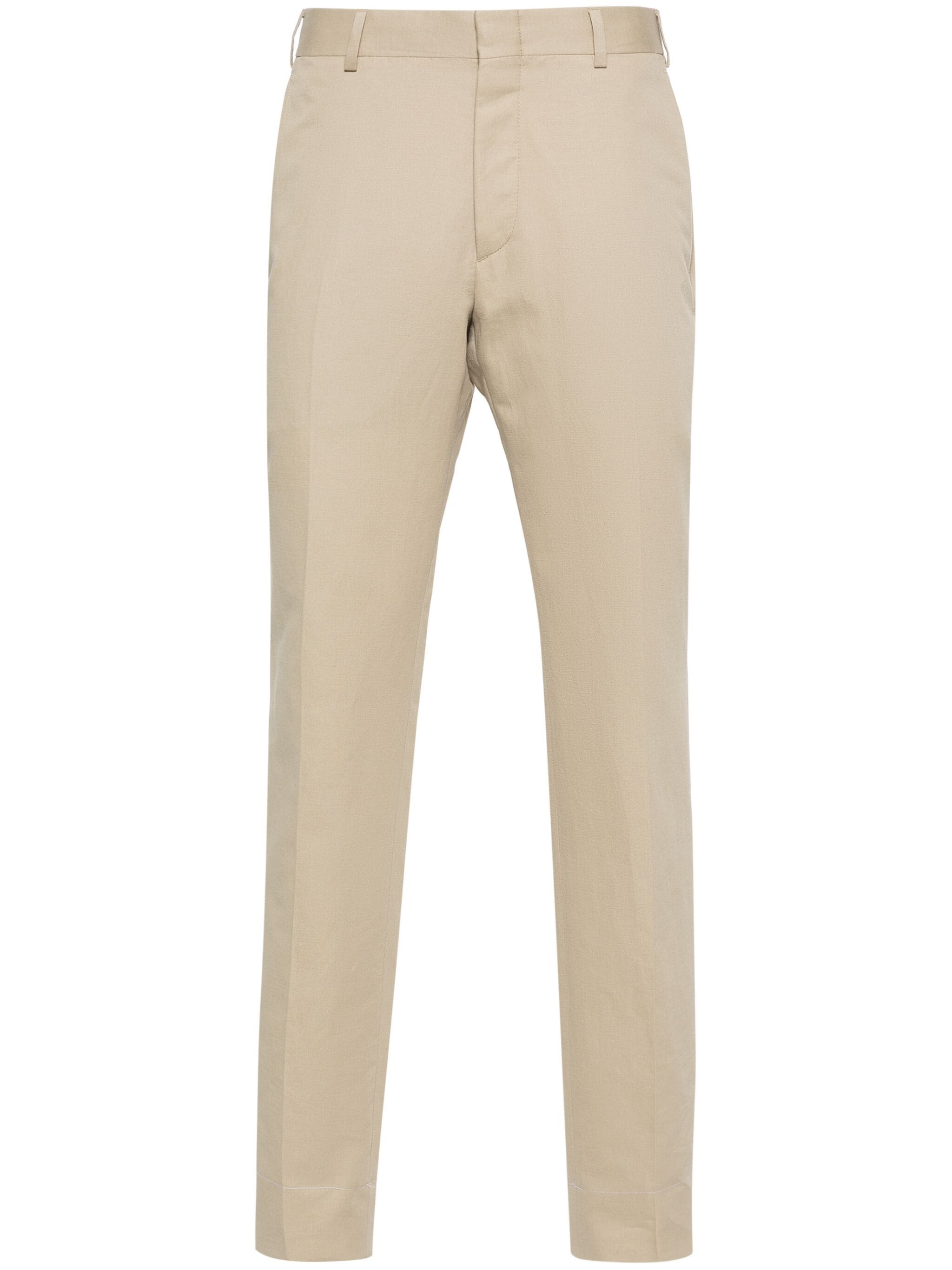 SLIM-CUT CHINO TROUSERS - 1