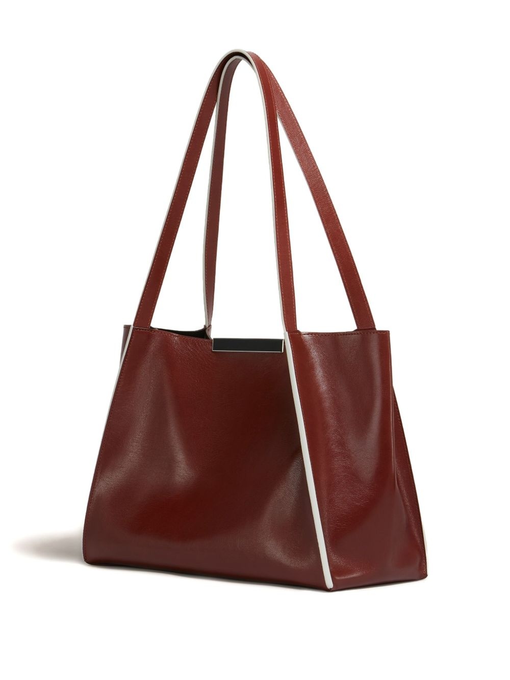 small Cresta E/W leather tote bag - 4