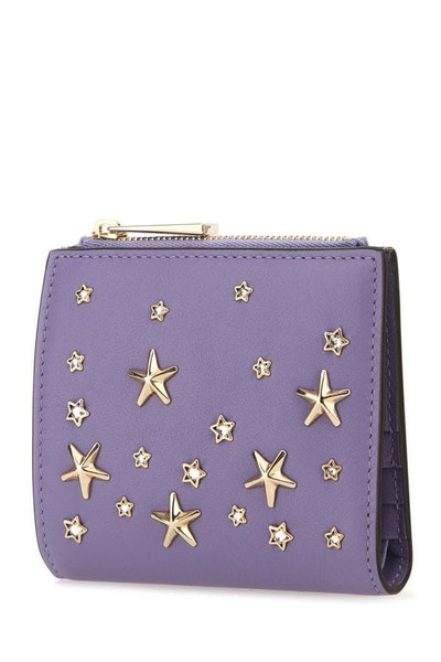 JIMMY CHOO Lilac leather Hanno wallet outlook