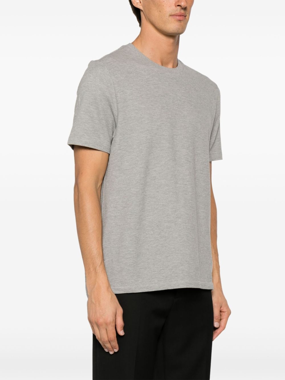 centre-back stripe piqué T-shirt - 3