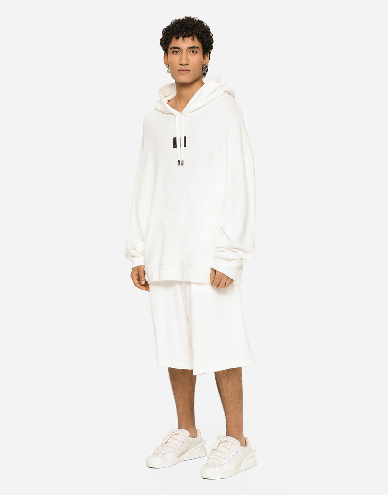Dolce & Gabbana Jersey terry jogging shorts with logo plate outlook