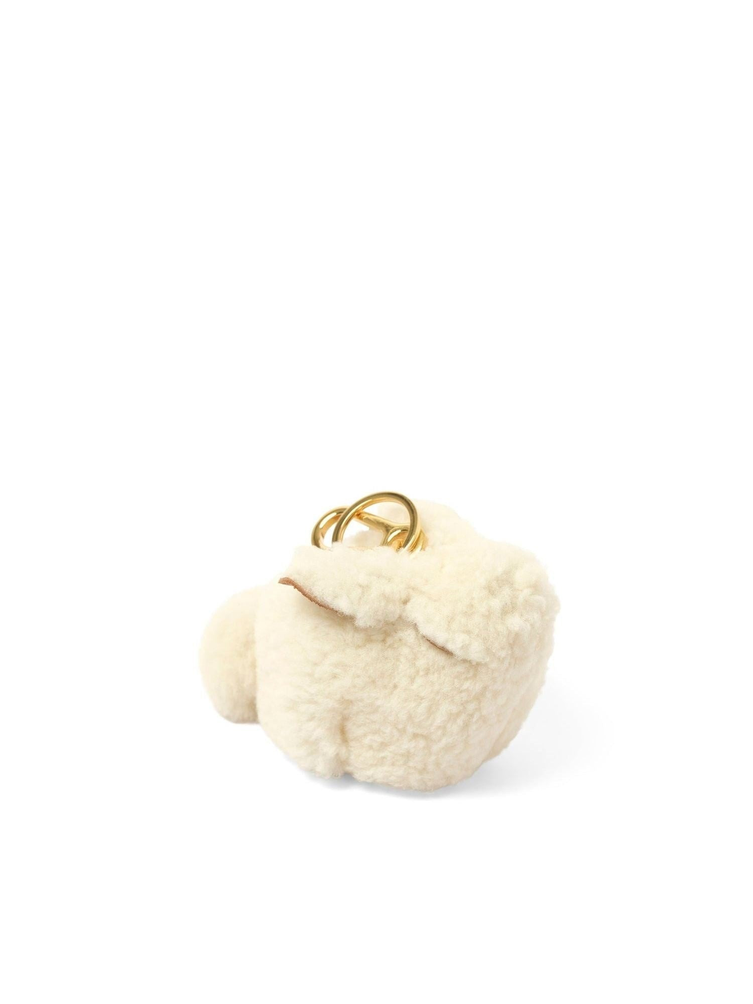 Bunny Charm in Shearling in Natural - 2