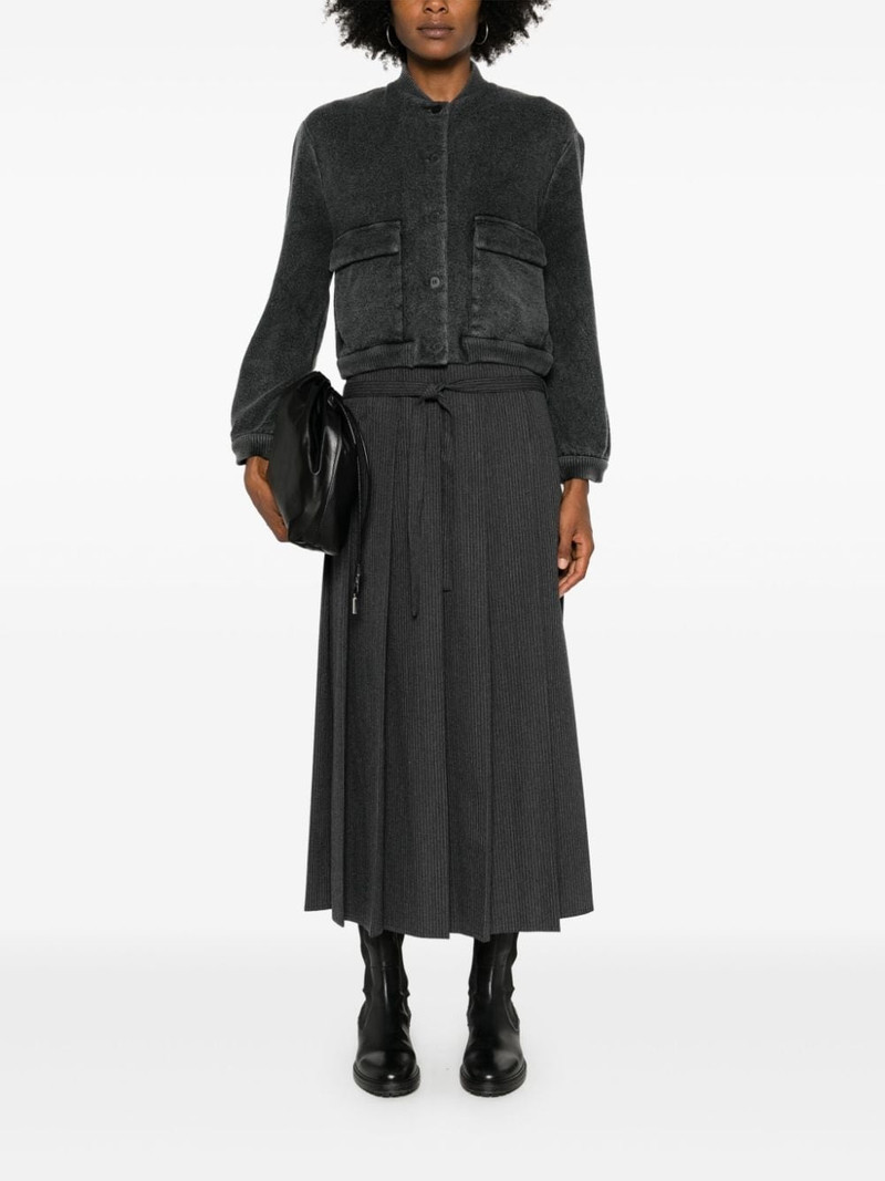 Avant Toi cropped bomber jacket outlook