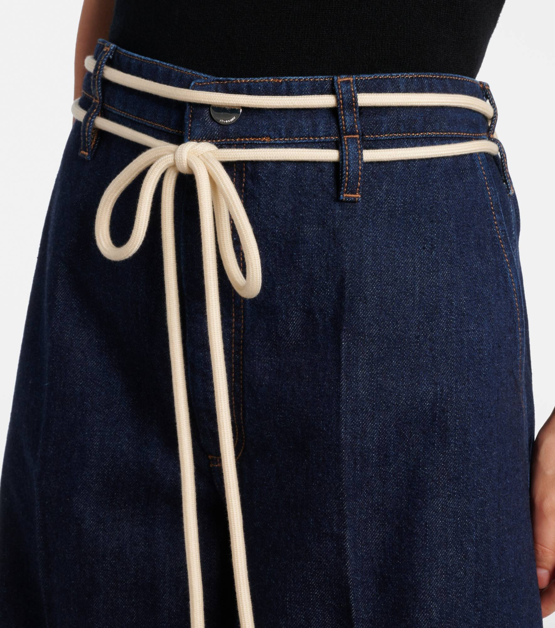 Nembi high-rise straight jeans - 4