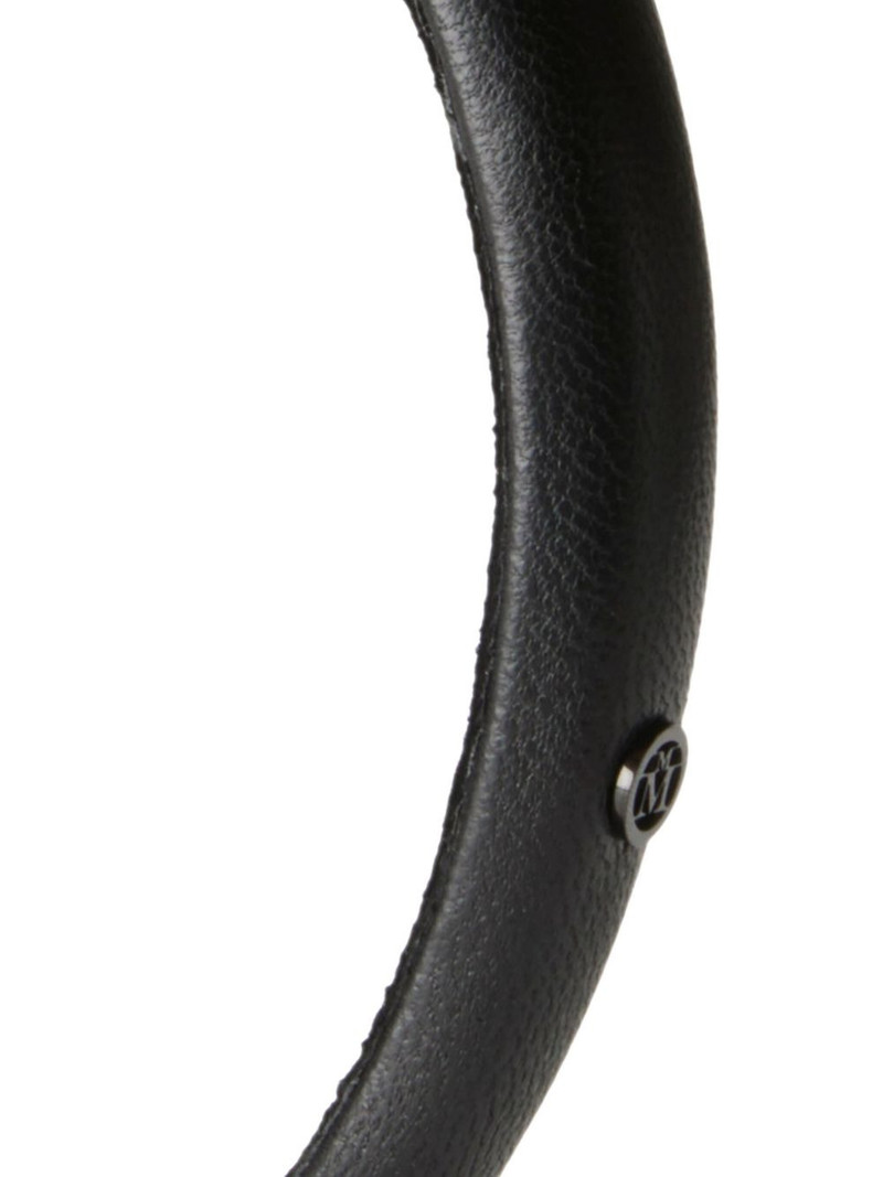 MAISON MICHEL leather headband outlook