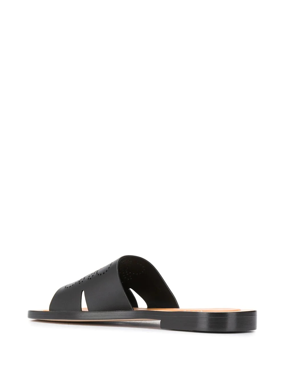 perforated anagram sandals - 3