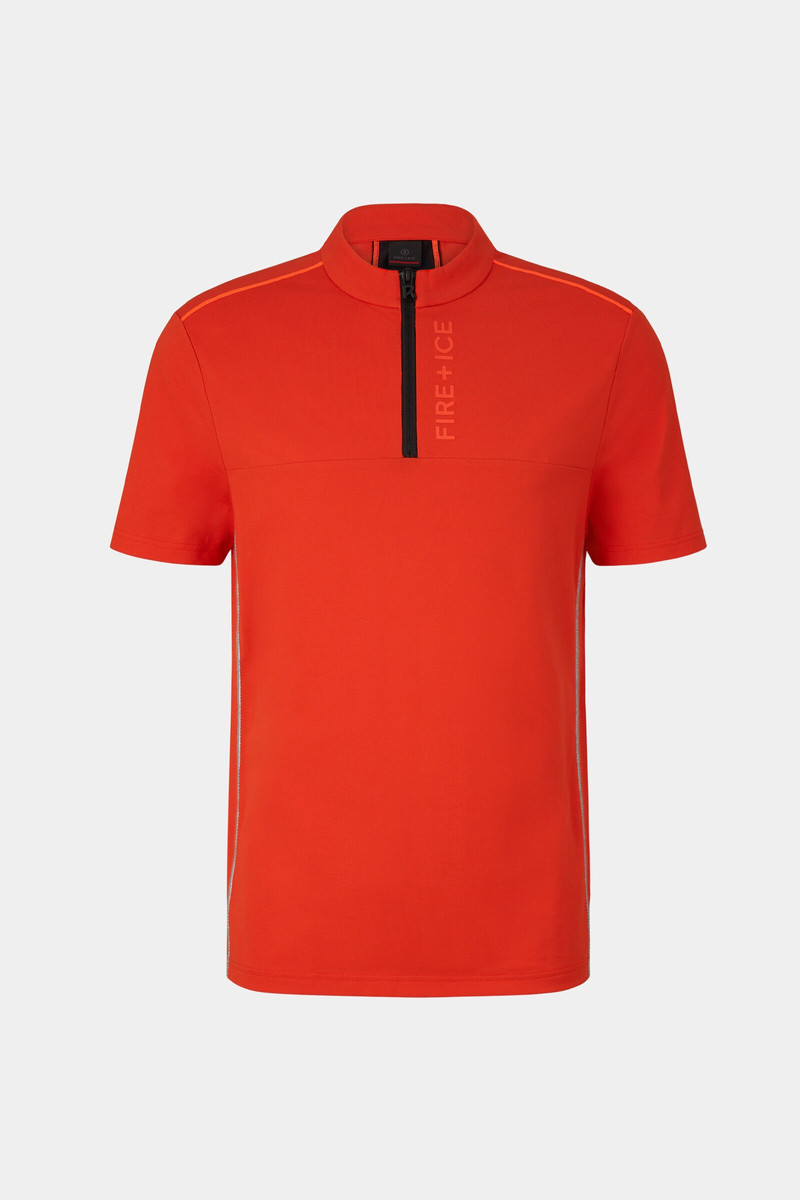 Abraham Functional polo shirt in Red 1