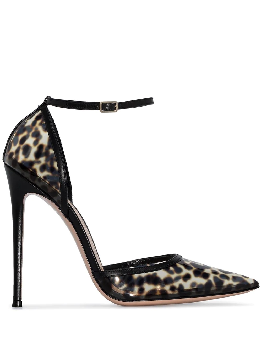 Plexi 110mm leopard print pumps - 1