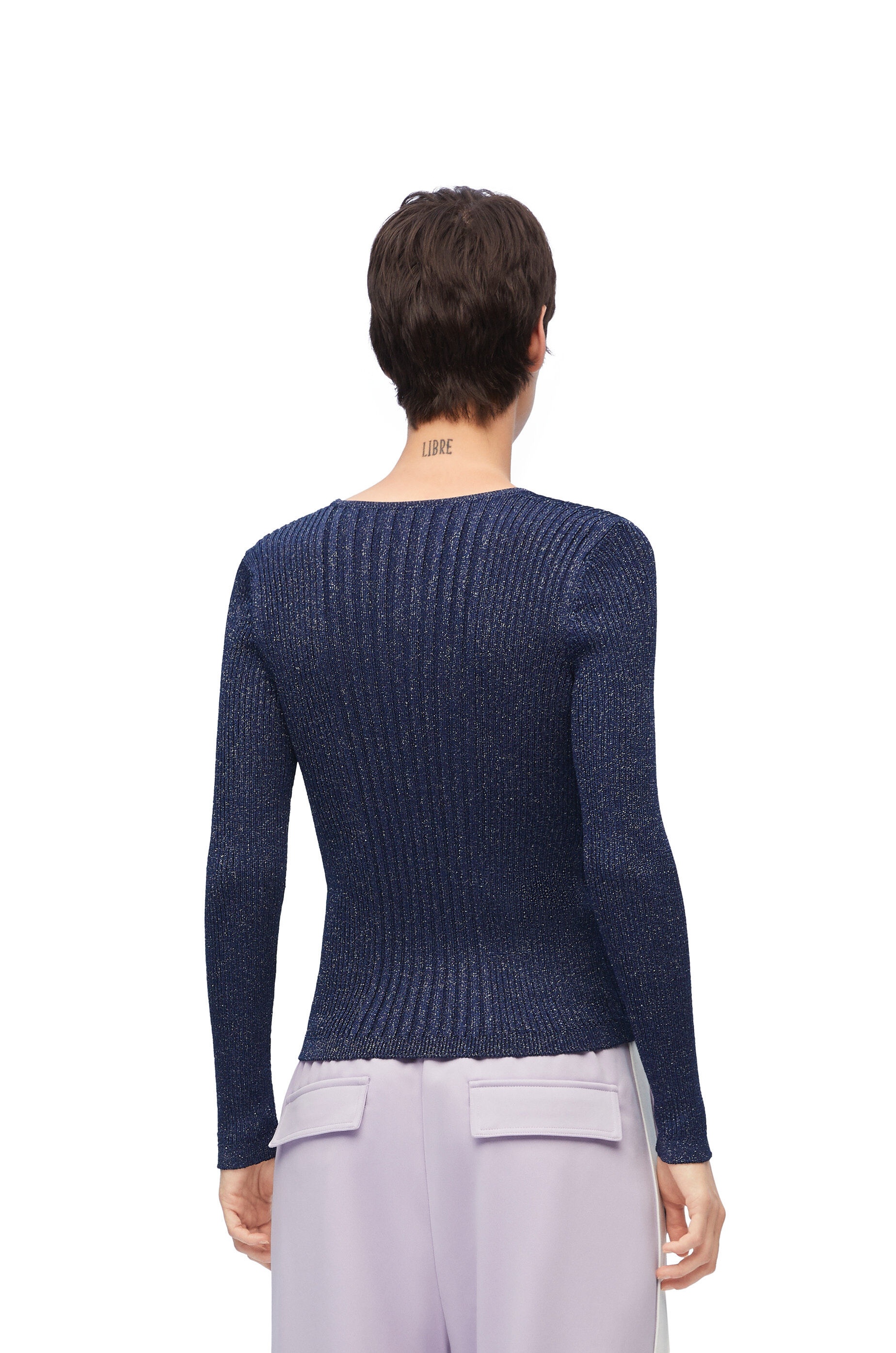 Long sleeve top in viscose blend - 4