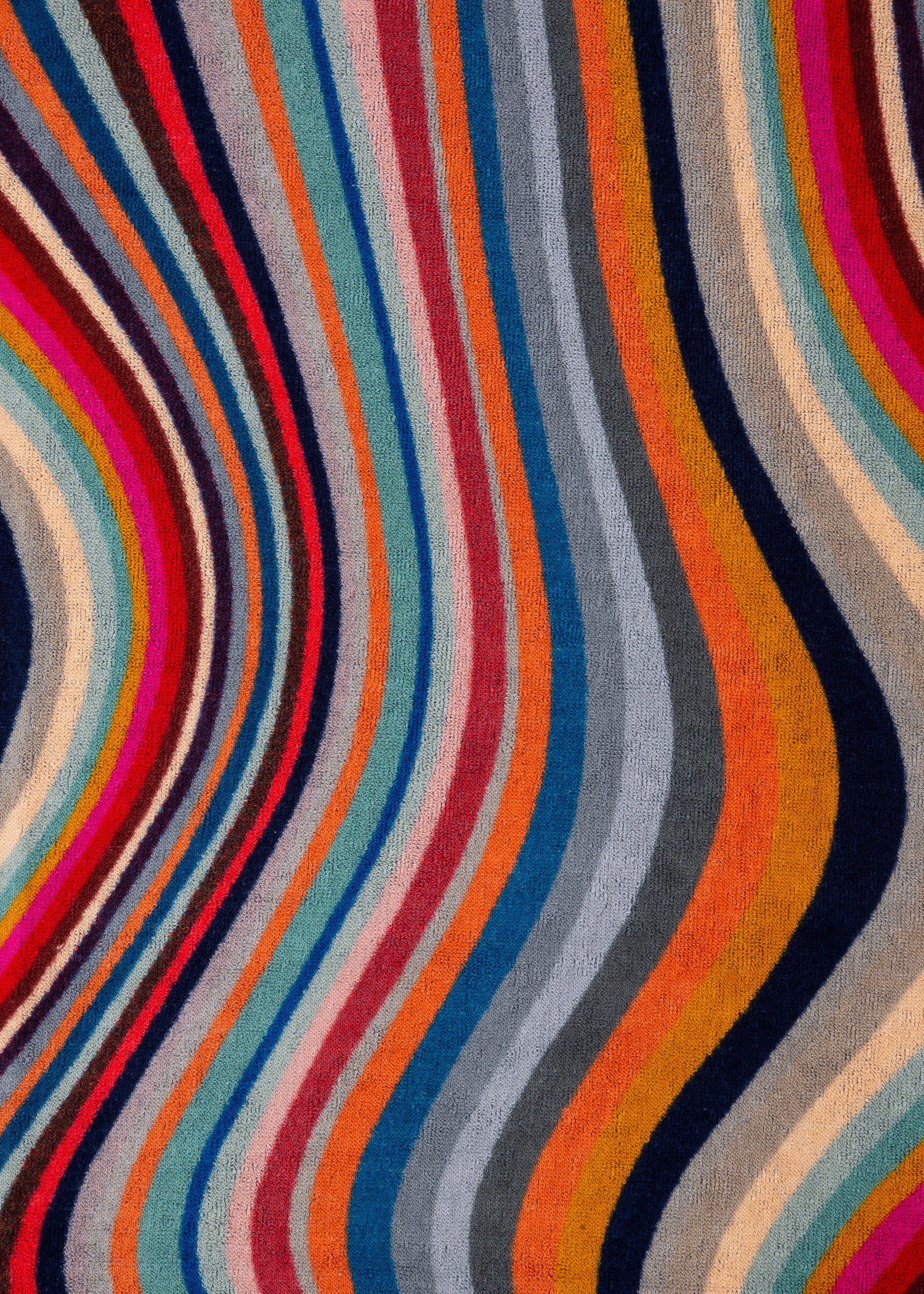 'Swirl' Stripe Beach Towel - 3