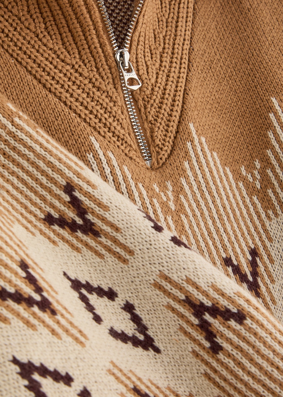 Varley Heidi Patterned-intarsia Knitted Jumper - 5