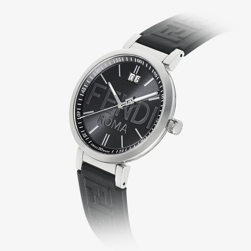 FENDI 39 mm – Watch with FF logo strap outlook