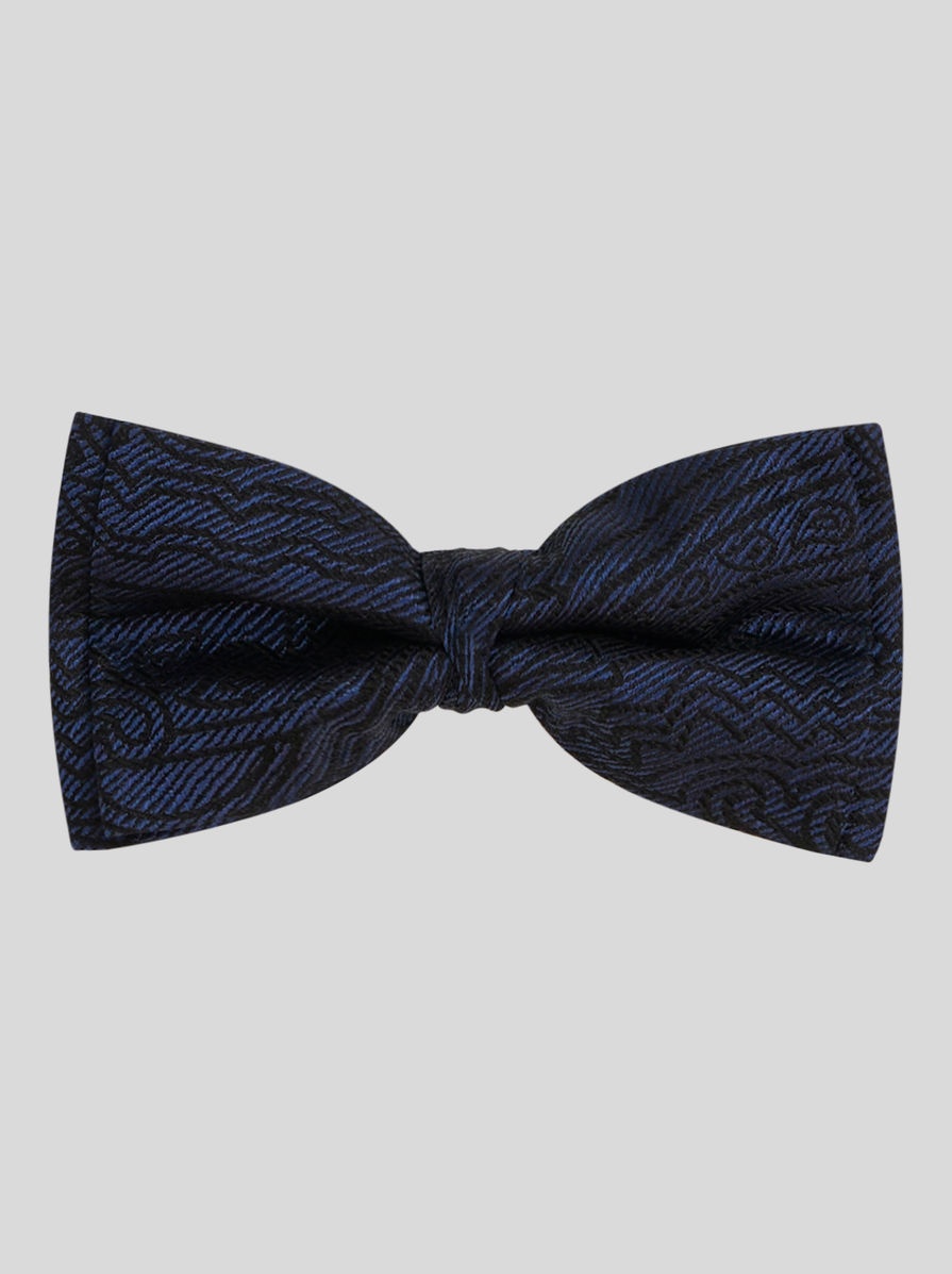 BOW TIE WITH GRAPHIC PAISLEY DESIGNS - 1