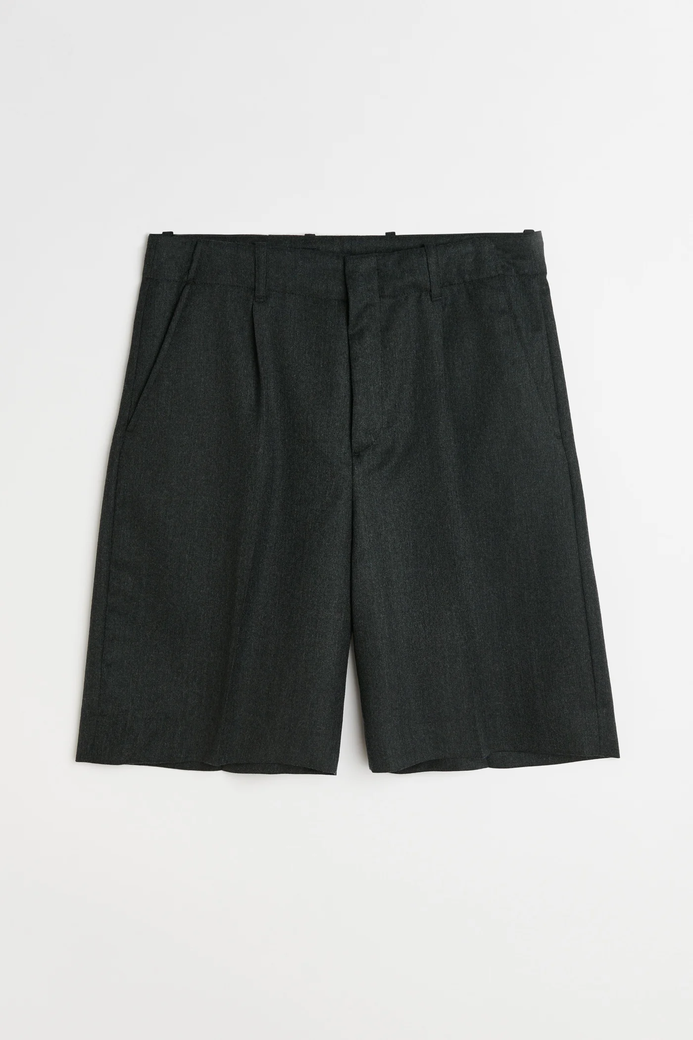 Borrowed Shorts Premium Charcoal Office Wool - 1