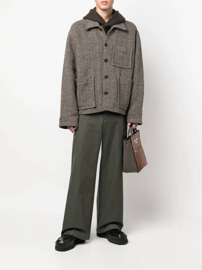 Acne Studios patch-pocket jacket outlook