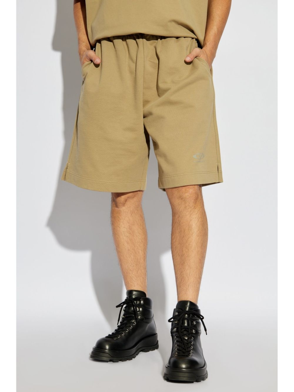 logo-print shorts - 3