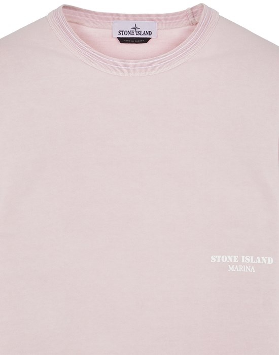 614X2 STONE ISLAND MARINA_‘OLD’ TREATMENT PINK - 3