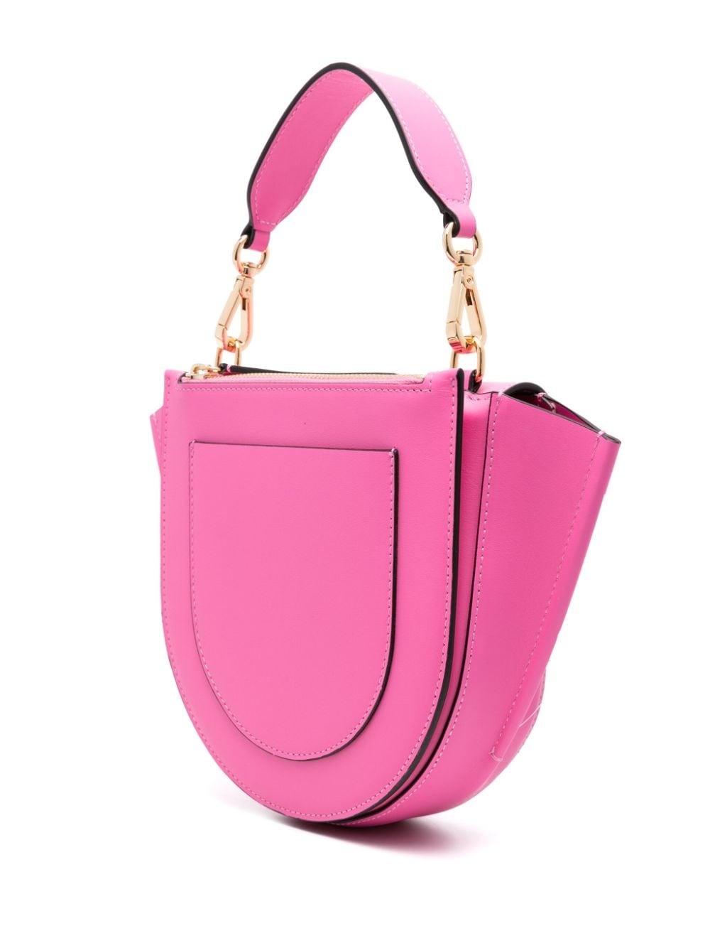 mini Hortensia leather tote bag - 3